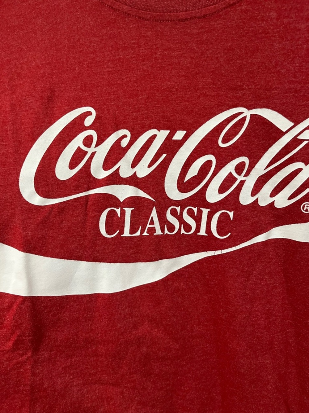 Coca-Cola Classic Red Short Sleeve Logo Tee - Picture 3 of 4